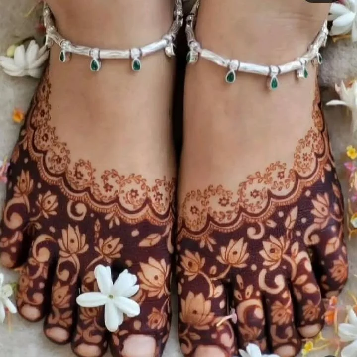 Foot Mehndi Design Photos