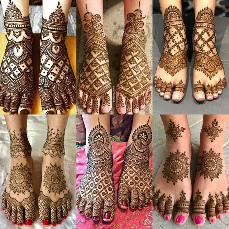 Foot Mehndi Designs