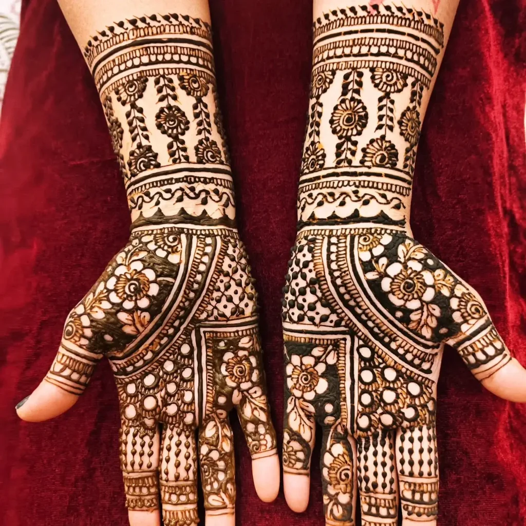 Full Hand Bridal Mehndi Design