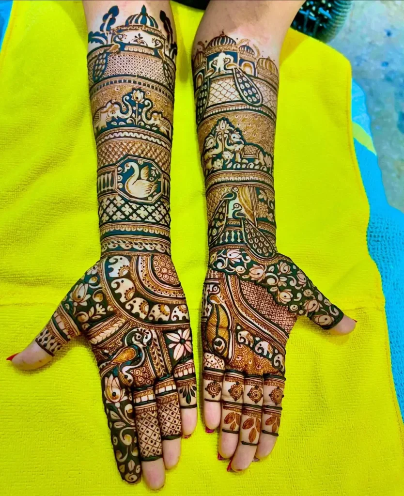 Full Hand Dulhan Mehndi Design