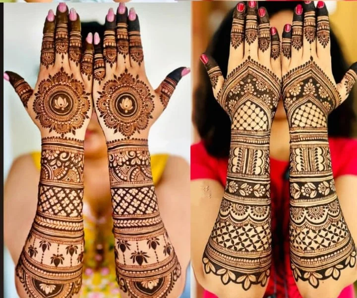 Instagram Full Hand Bridal Mehndi Design
