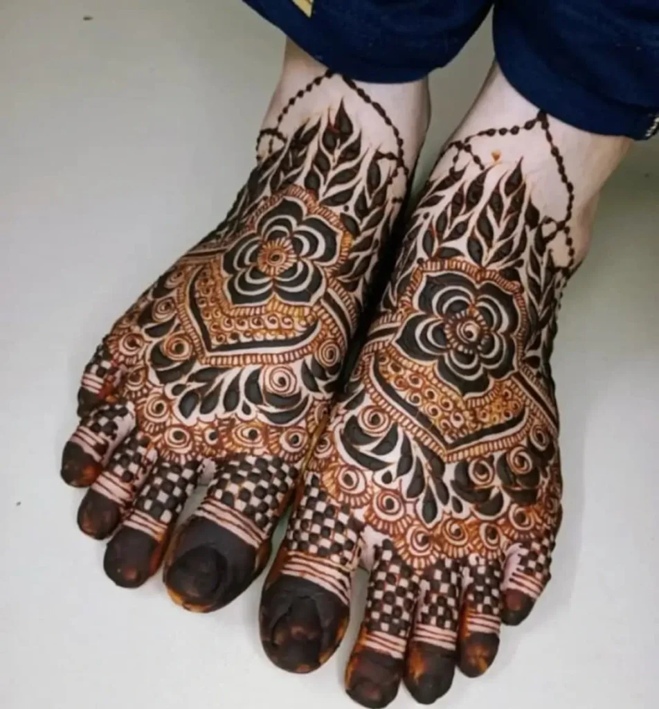 Mehandi Design Foot