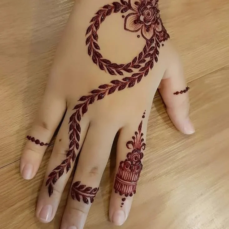 Top 80+ Simple Mehndi Designs for Kids, Babies, & Toddlers (2026) 16 Mehndi Design Easy And Beautiful For Kids