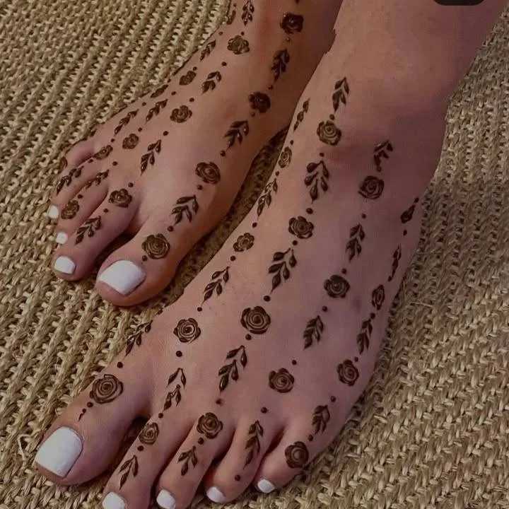 Mehndi Design Foot