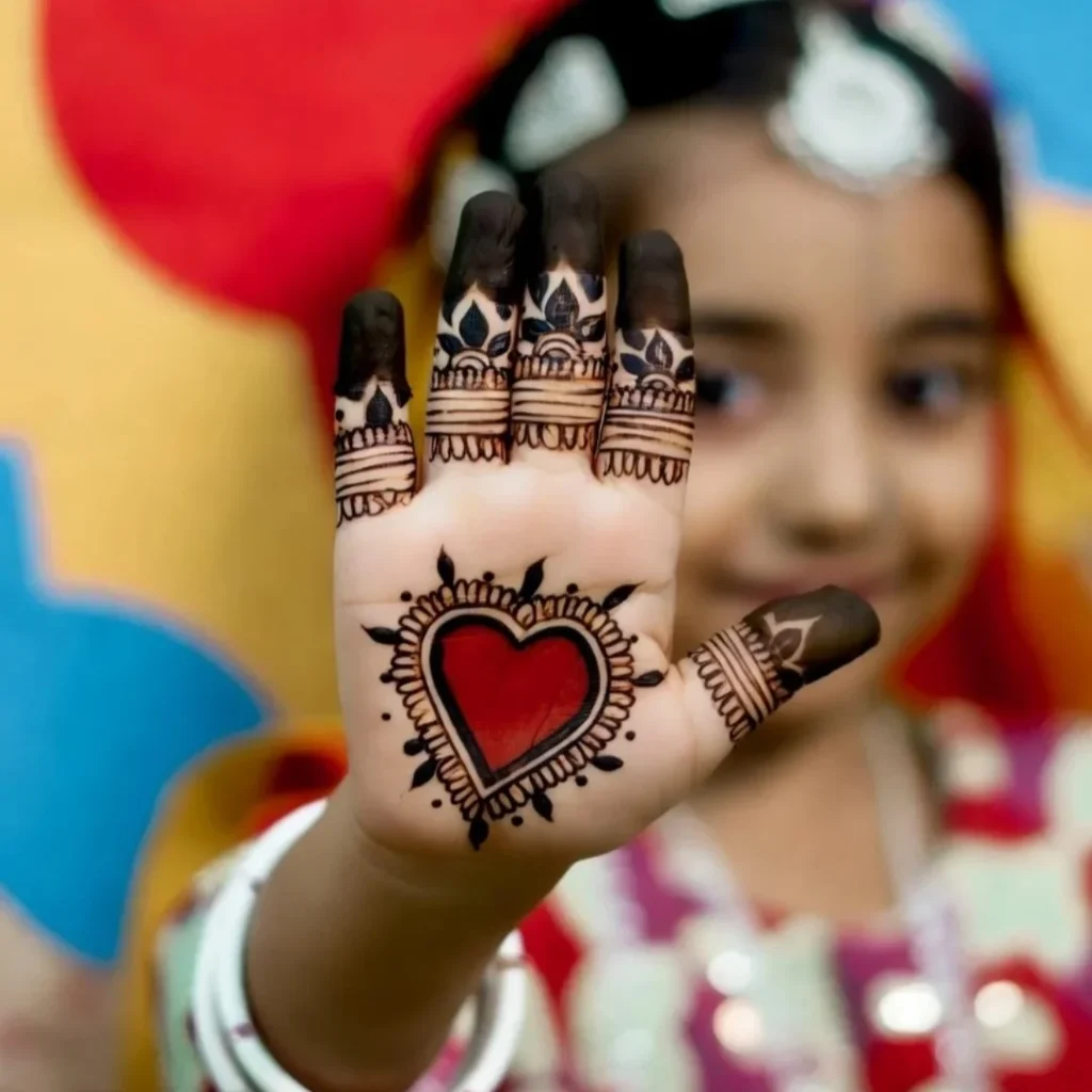 Top 80+ Simple Mehndi Designs for Kids, Babies, & Toddlers (2026) 7 Mehndi Design For Baby Girl
