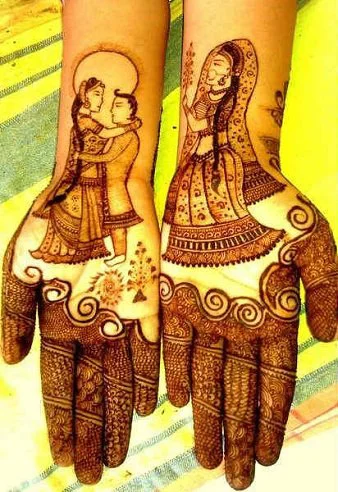 Minutely-Detailed Finger Mehndi Designs