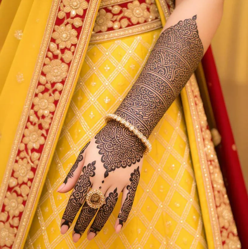 Pakistani Bridal Mehndi Design