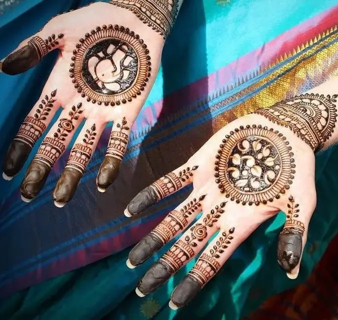 Rabeeca Khan Nikkah Mehndi Design