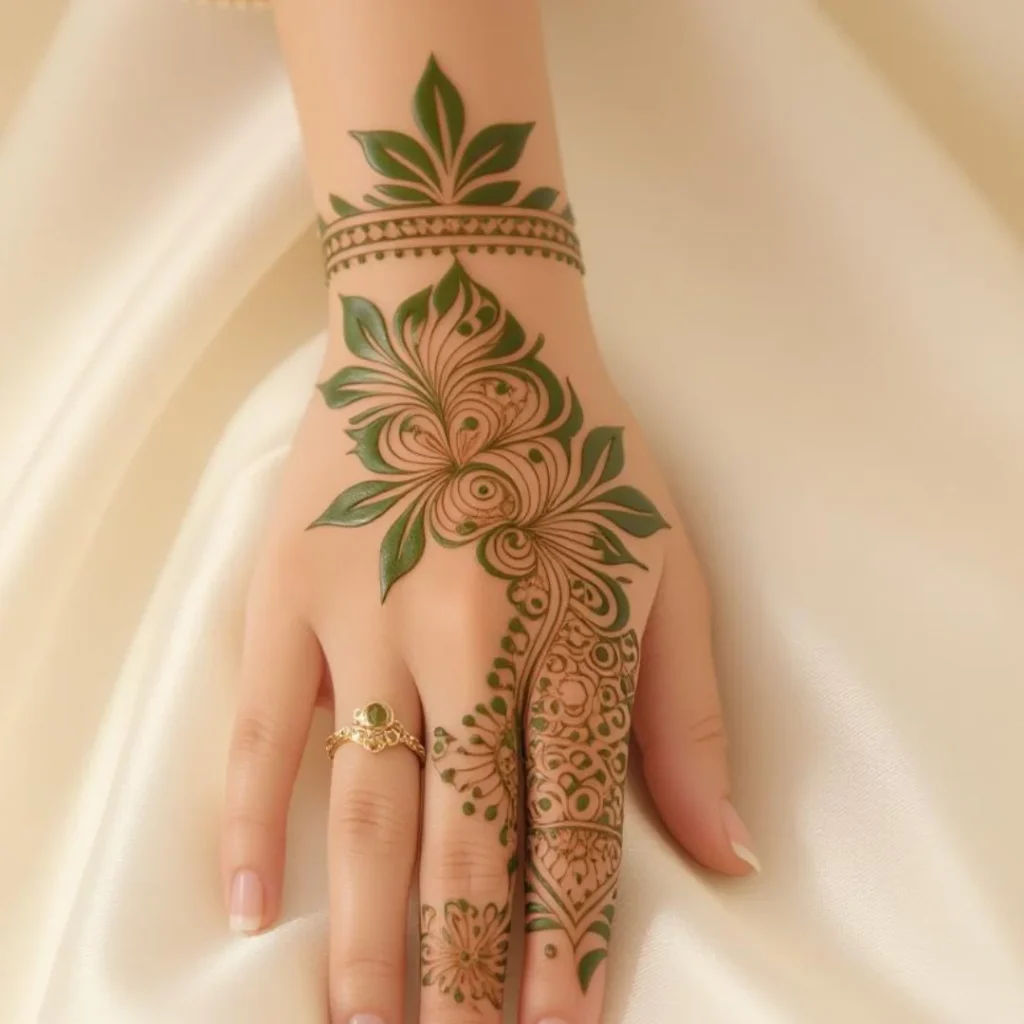 Simple Finger Mehndi for Beginners