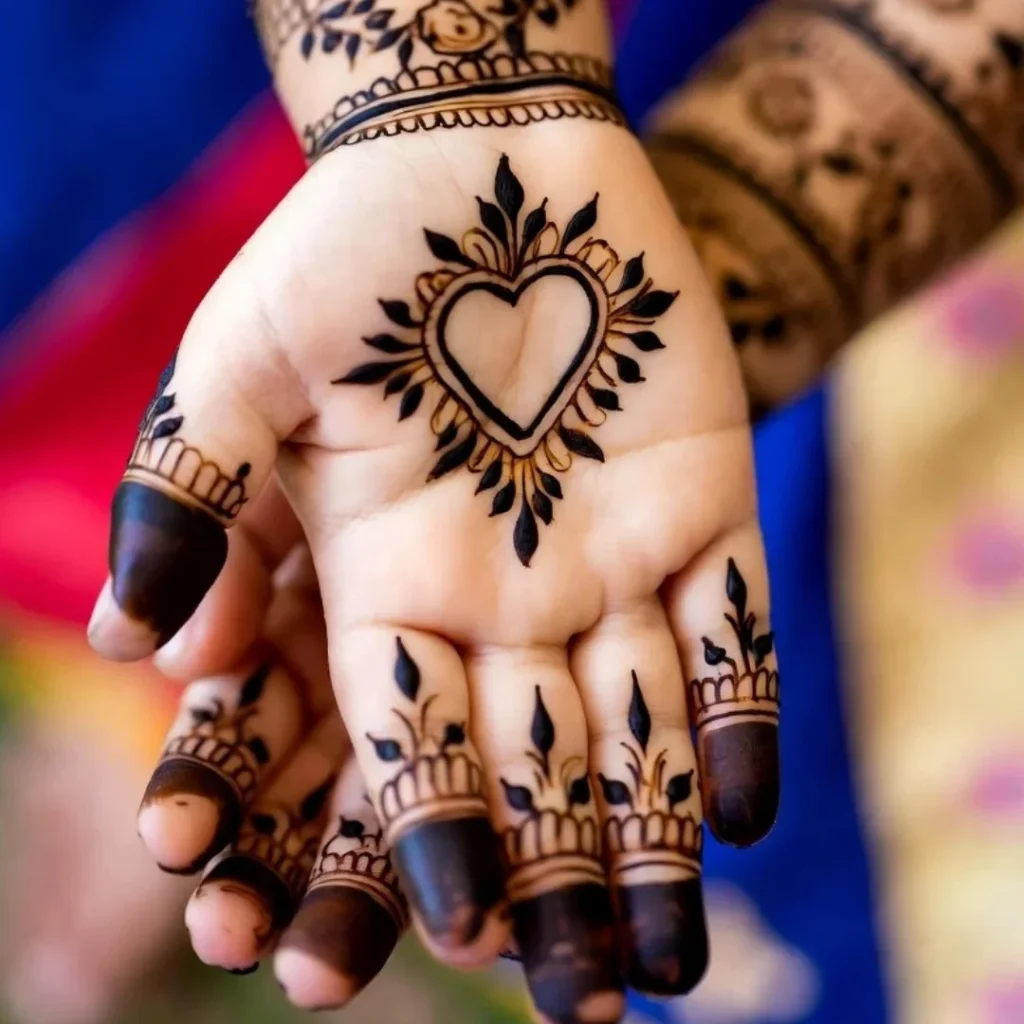 Top 80+ Simple Mehndi Designs for Kids, Babies, & Toddlers (2026) 23 Simple Mehndi Design For Kids