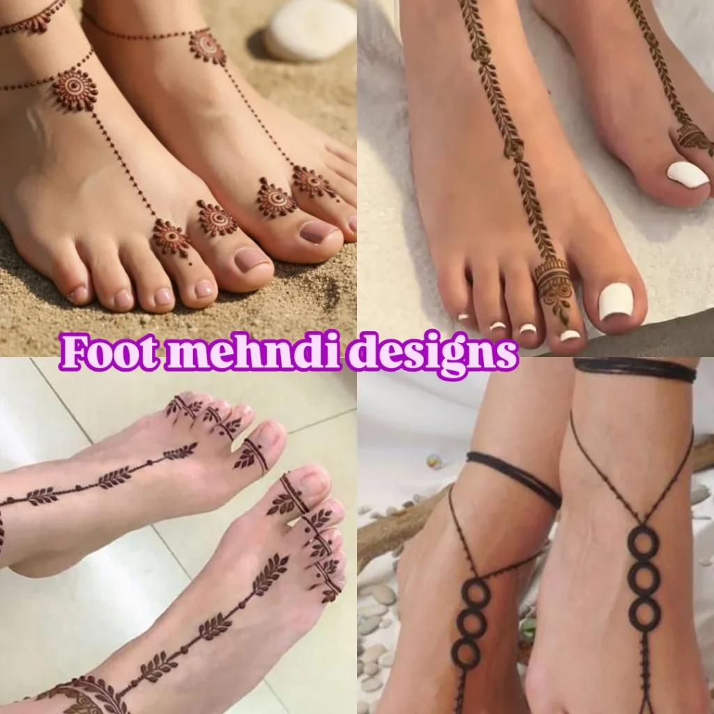 Simple Pair Ki Mehndi