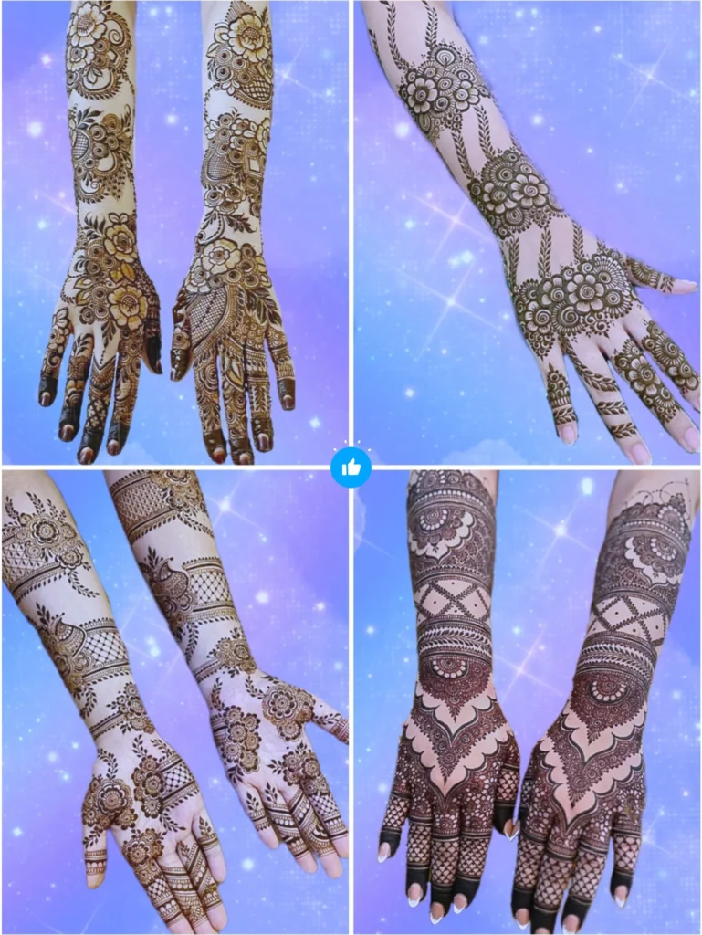 Try these gorgeous bridal mehndi designs