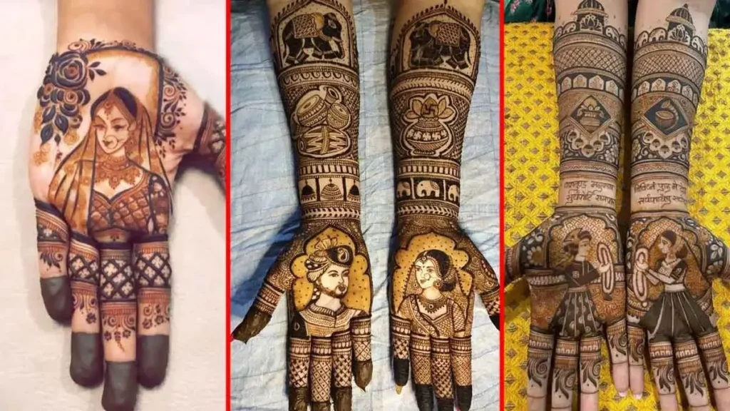 Bridal Dulhan Face Mehndi