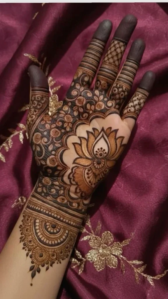 Easy Simple Bridal Mehndi Design