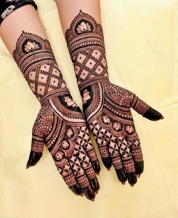 Wedding Bridal Mehndi Designs For Full Hands
