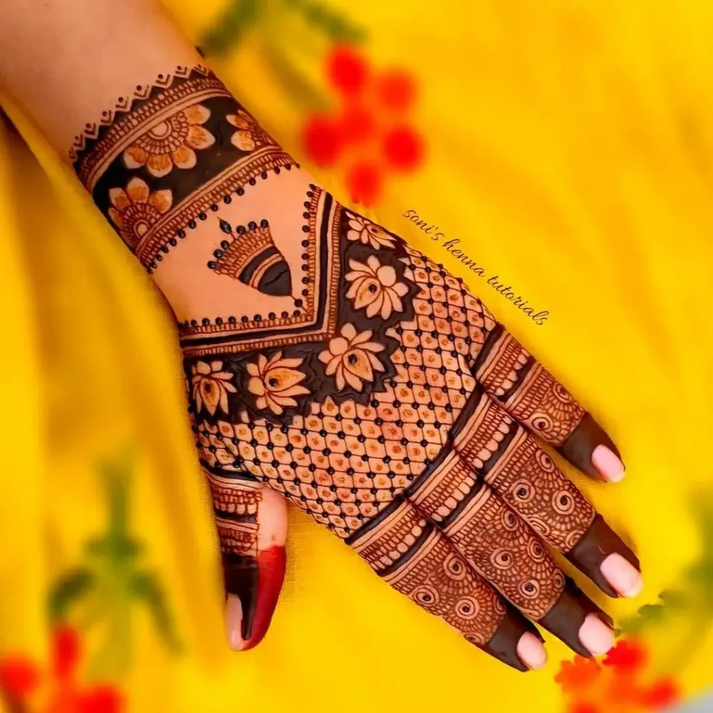 Diwali Mehndi Design Easy