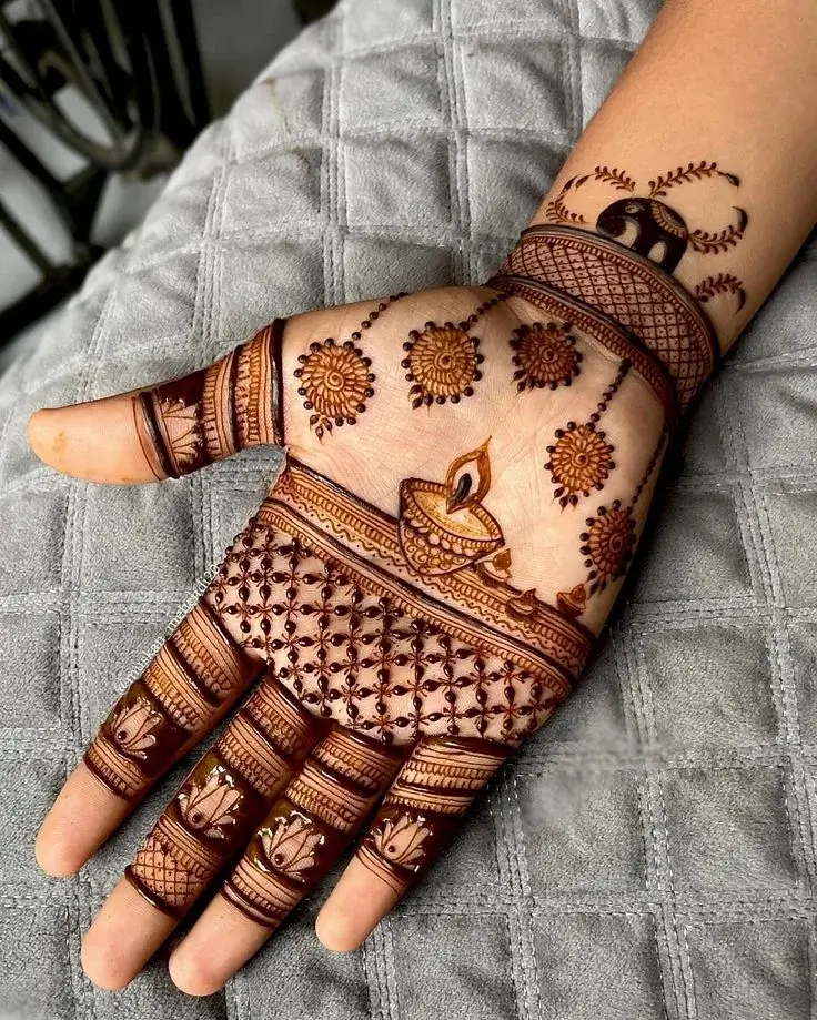 Diwali Mehndi design