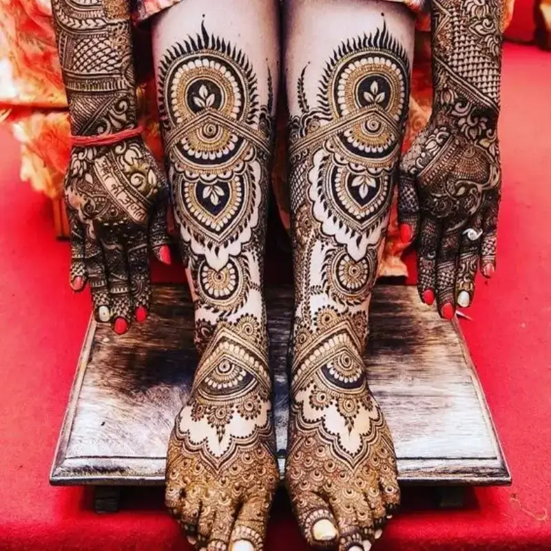 Best 90+ Easy Leg Mehndi Designs 2026 79 Dulhan Leg Mehndi Design Simple