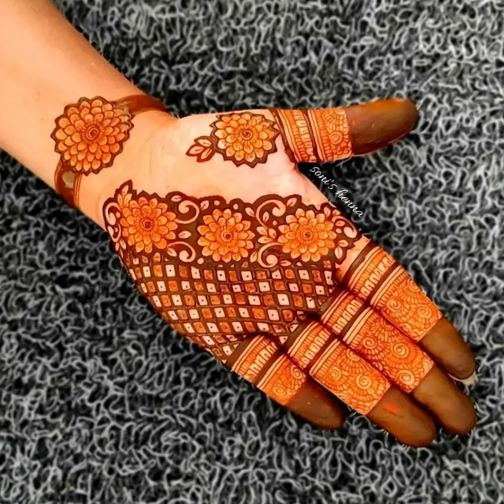 Festival Mehndi Design For Diwali