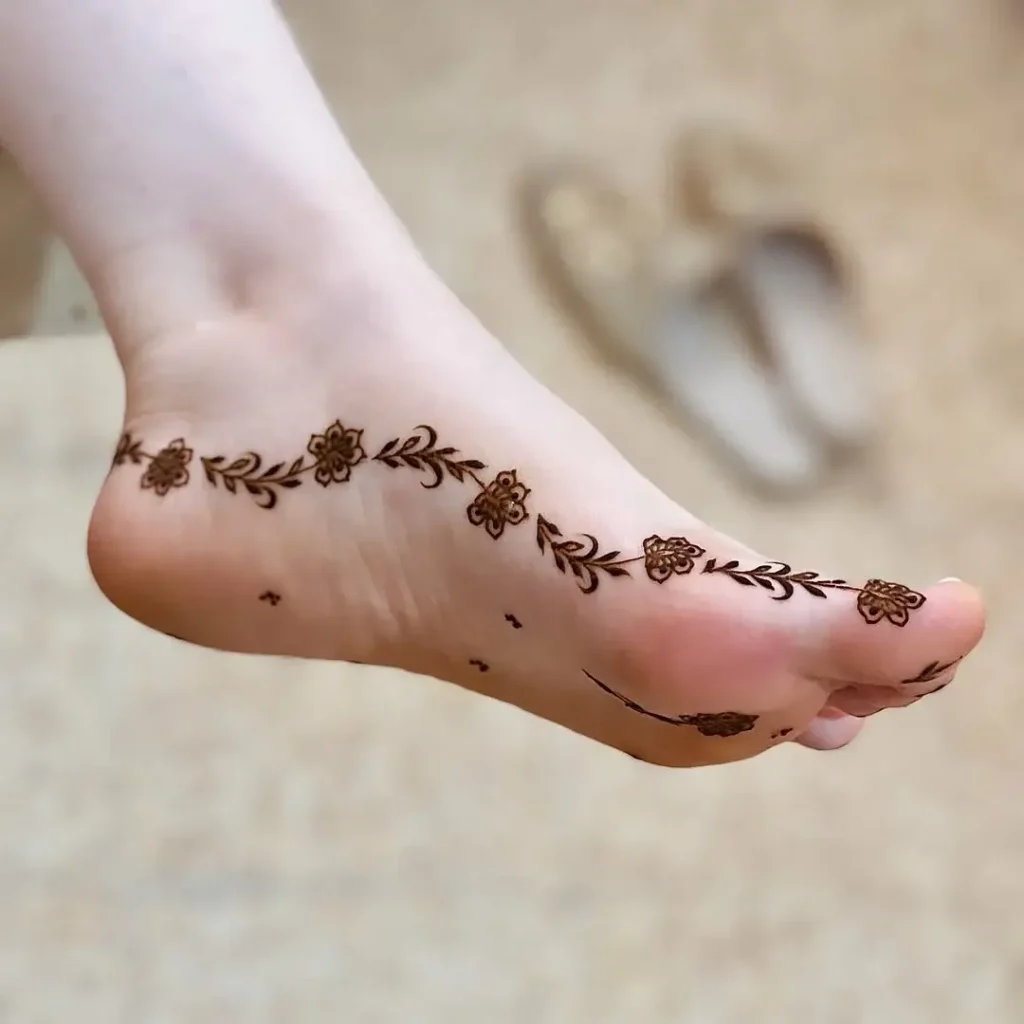 Best 90+ Easy Leg Mehndi Designs 2026 39 Foot Easy Leg Mehndi Design Images Simple