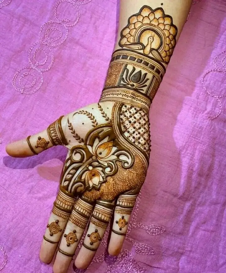 Full Hand Mehndi Designs For Diwali