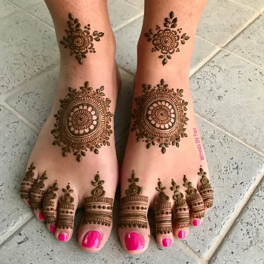 Best 90+ Easy Leg Mehndi Designs 2026 41 Instagram Leg Mehndi Design