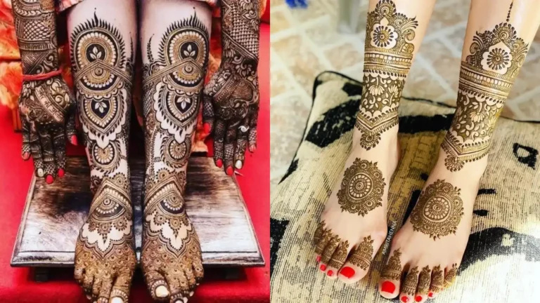 Leg Mehndi Design