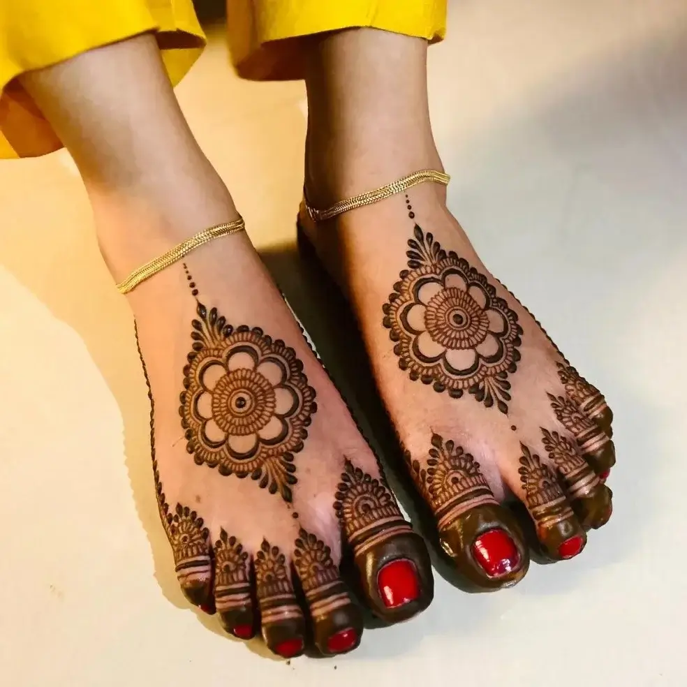 Best 90+ Easy Leg Mehndi Designs 2026 8 Leg Mehndi Design For Girl