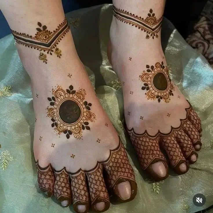 Best 90+ Easy Leg Mehndi Designs 2026 52 Leg Mehndi Design Simple Arabic