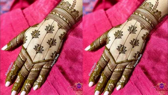 Lotus Mehndi Design Versatility