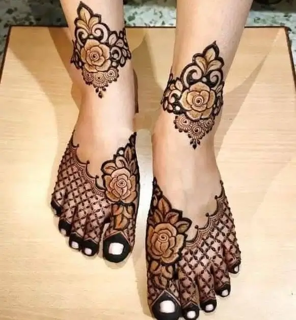Best 90+ Easy Leg Mehndi Designs 2026 62 Mehndi Design Leg Simple