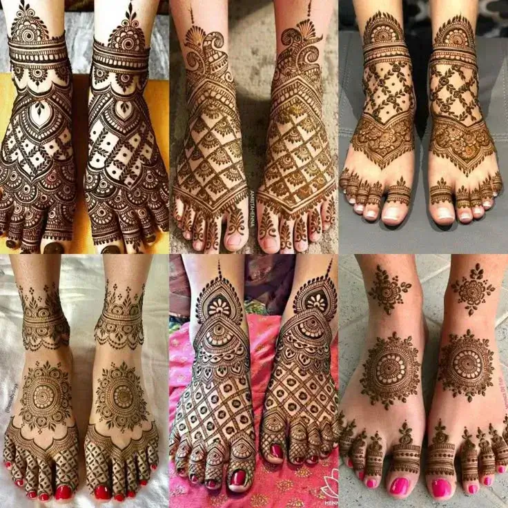 Best 90+ Easy Leg Mehndi Designs 2026 40 Modern and Fusion leg mehndi design
