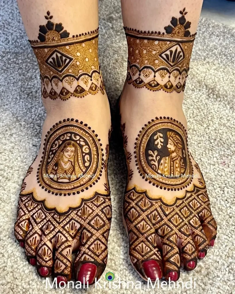 Best 90+ Easy Leg Mehndi Designs 2026 30 Raja Rani Bridal Leg Mehndi Design