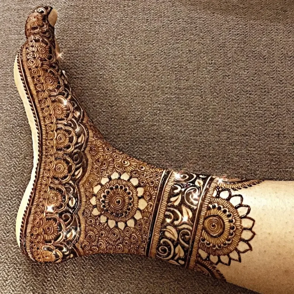 Best 90+ Easy Leg Mehndi Designs 2026 81 Simple Leg Mehndi Designs Easy Only