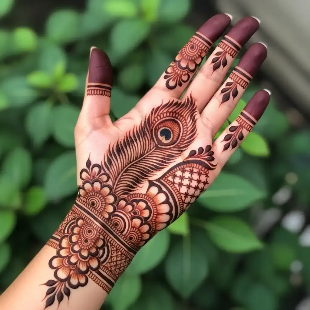 Simple Mehndi Designs For Diwali