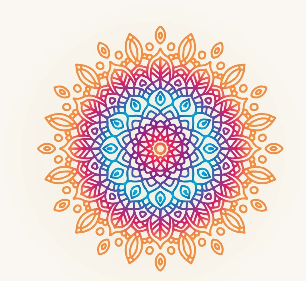 Attractive Difficult Mandala Art