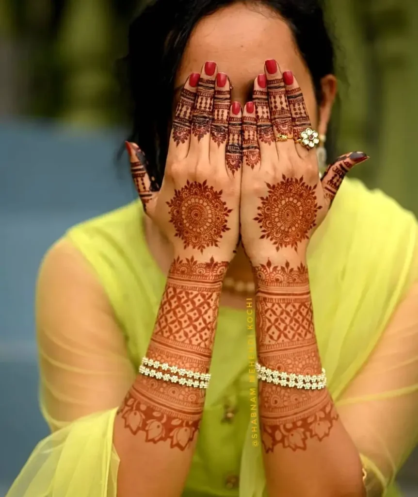 Bridal Mandala Mehndi Design