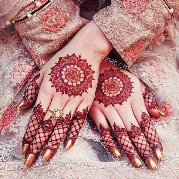 Modern Mandala Mehndi Design
