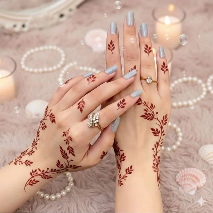 fancy stylish mehndi design