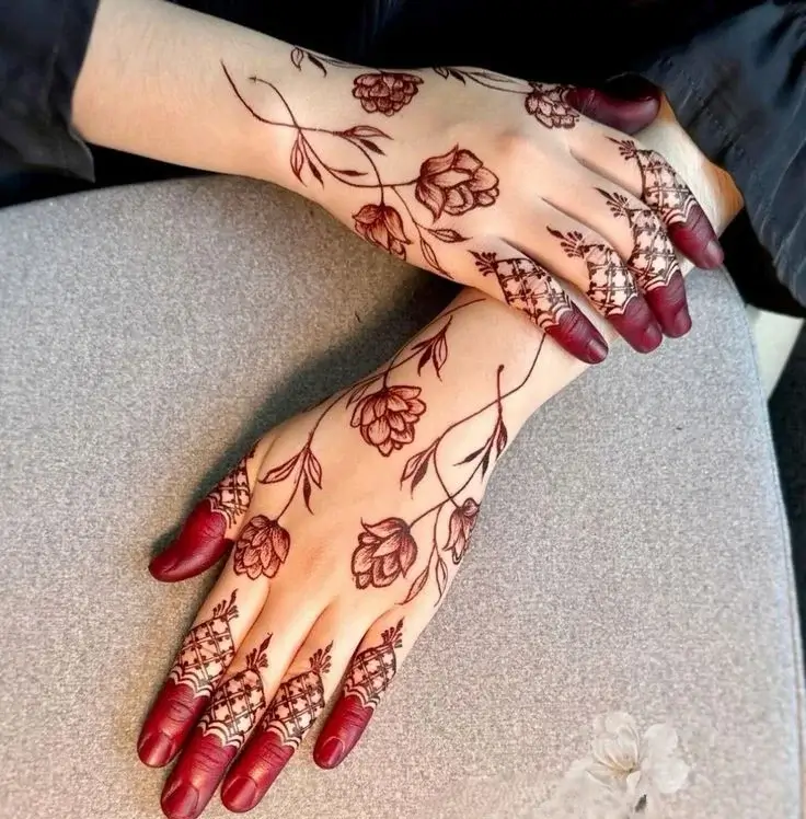 mehndi design easy and beautiful full hand