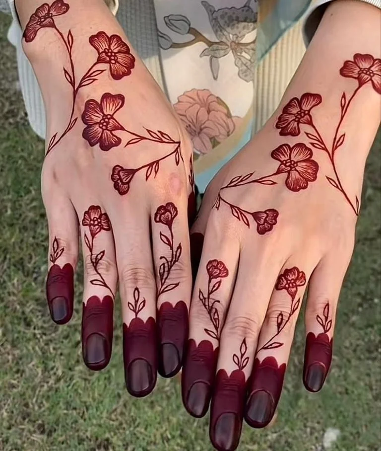 mehndi design simple and easy
