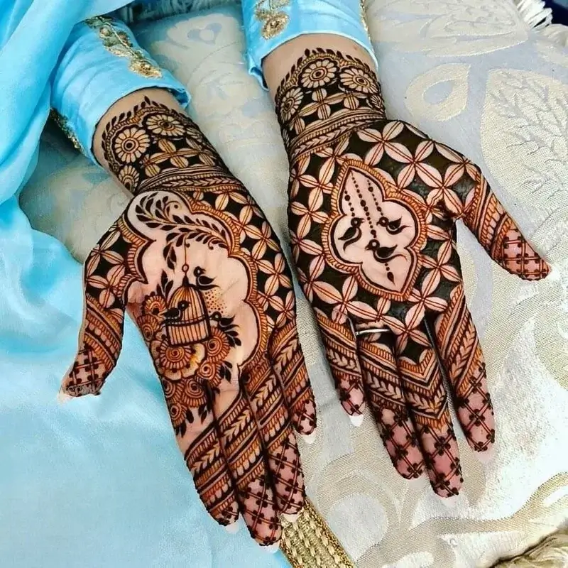 Bird Mehendi Design