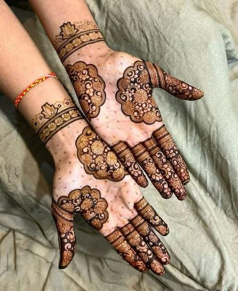 Half-Hand Mehandi Design