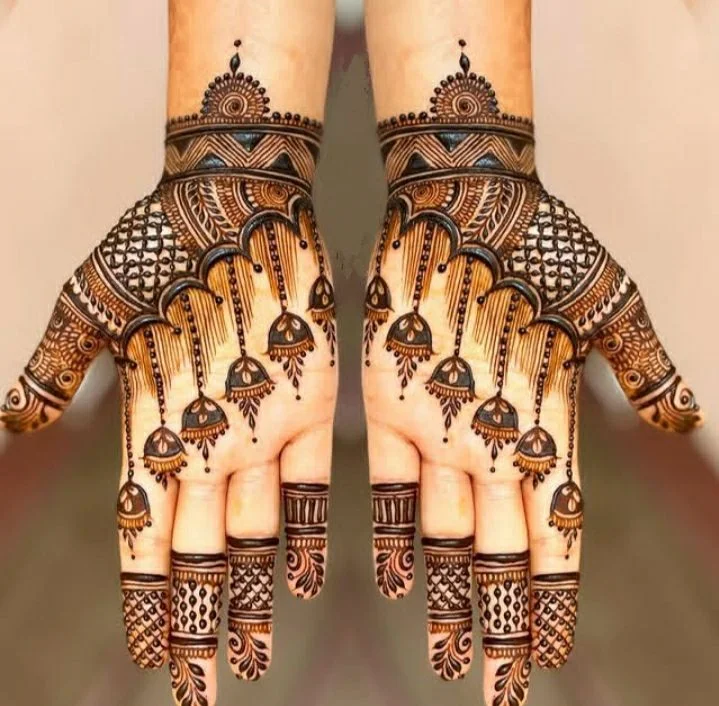 Jhumka Mehendi Design