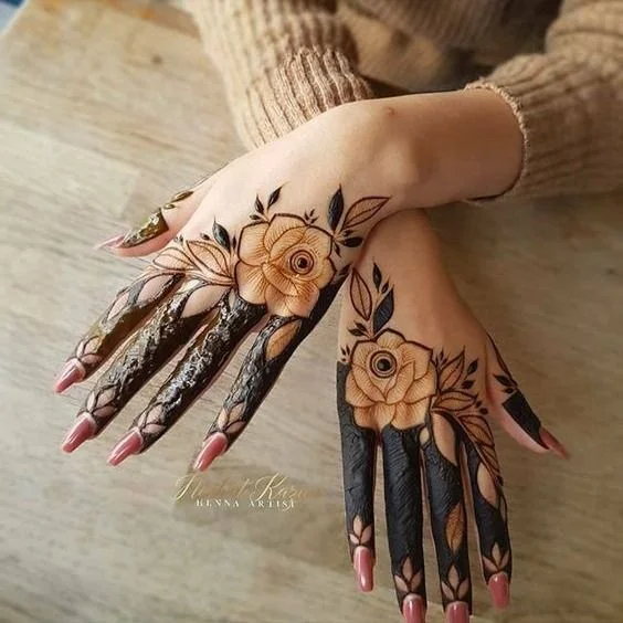 Rose Mehendi Design