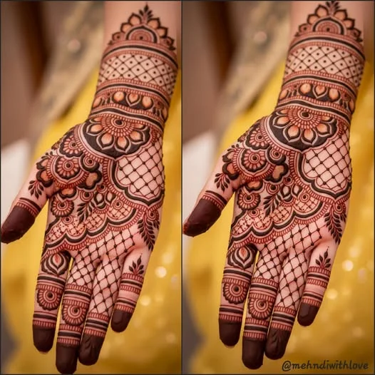 Simple Bridal Mehndi Design