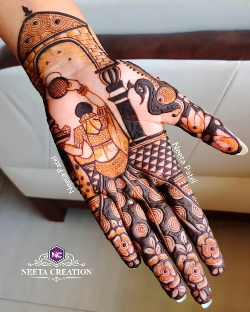 60+ Modern Mehndi Designs for Karwa Chauth (2026) 41 Simple Karwa Chauth Mehndi Designs
