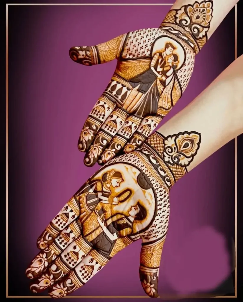 60+ Modern Mehndi Designs for Karwa Chauth (2026) 15 karva chauth special mehandi