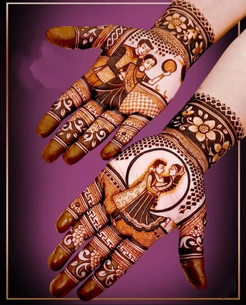 60+ Modern Mehndi Designs for Karwa Chauth (2026) 39 latest mehndi design for karva chauth