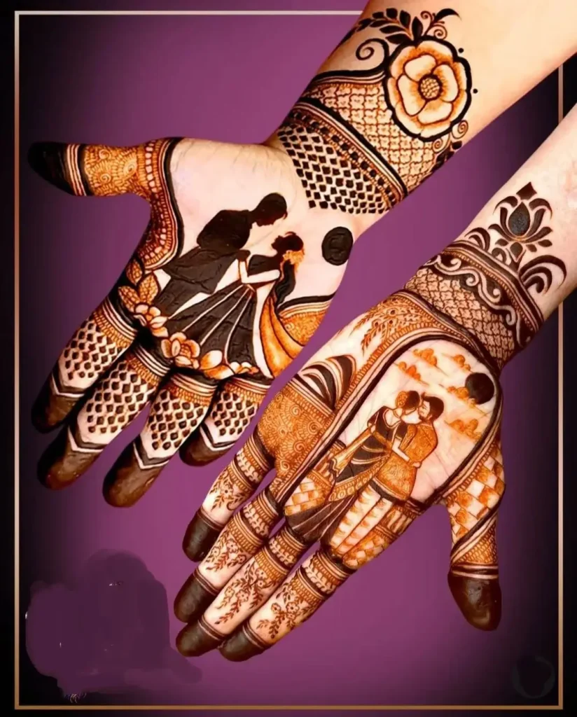 60+ Modern Mehndi Designs for Karwa Chauth (2026) 19 mehandi design karva chauth